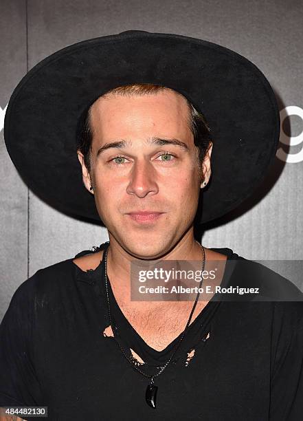 Singer Ryan Cabrera attends the Samsung Galaxy S6 Edge Plus and Note 5 Launch party on August 18, 2015 in West Hollywood, California.