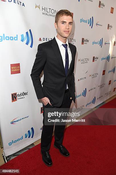 Filmmaker/ writer Shane Bitney Crone attends the 25th Annual GLAAD Media Awards at The Beverly Hilton Hotel on April 12, 2014 in Los Angeles,...