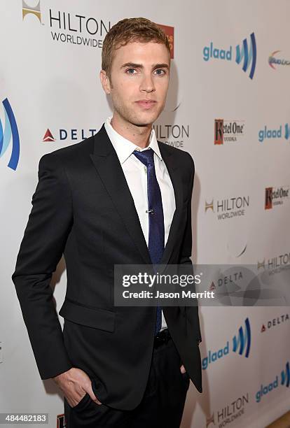 Filmmaker/ writer Shane Bitney Crone attends the 25th Annual GLAAD Media Awards at The Beverly Hilton Hotel on April 12, 2014 in Los Angeles,...