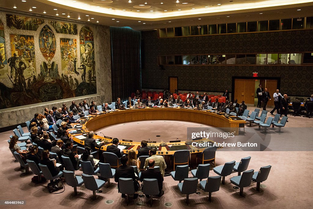 United Nations Security Council Meets On Middle East