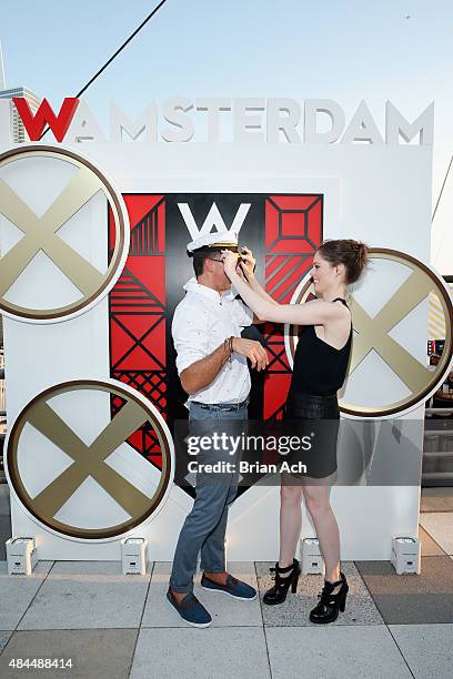 Hotels Global Brand Leader Anthony Ingham and Coco Rocha attend All Aboard! as W Hotels toasts the upcoming opening of W Amsterdam with 'Captains'...