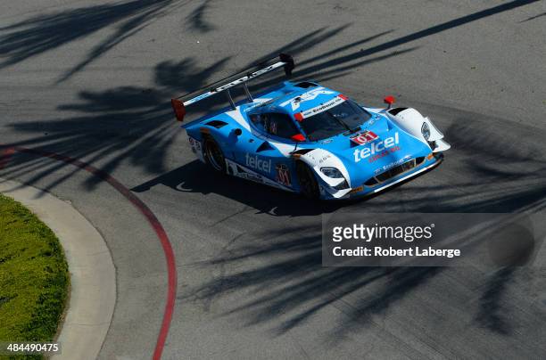 The Chip Ganassi Racing Riley DP Ford EcoBoost of Scott Pruett and Memo Rojas of Mexico during the Tudor United Sports Car Championship Series...