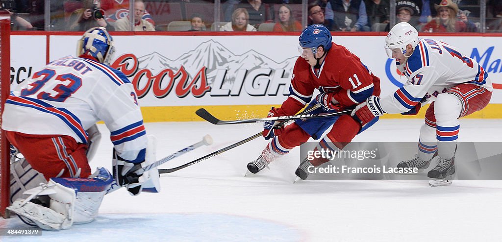 New York Rangers v Montreal Canadiens