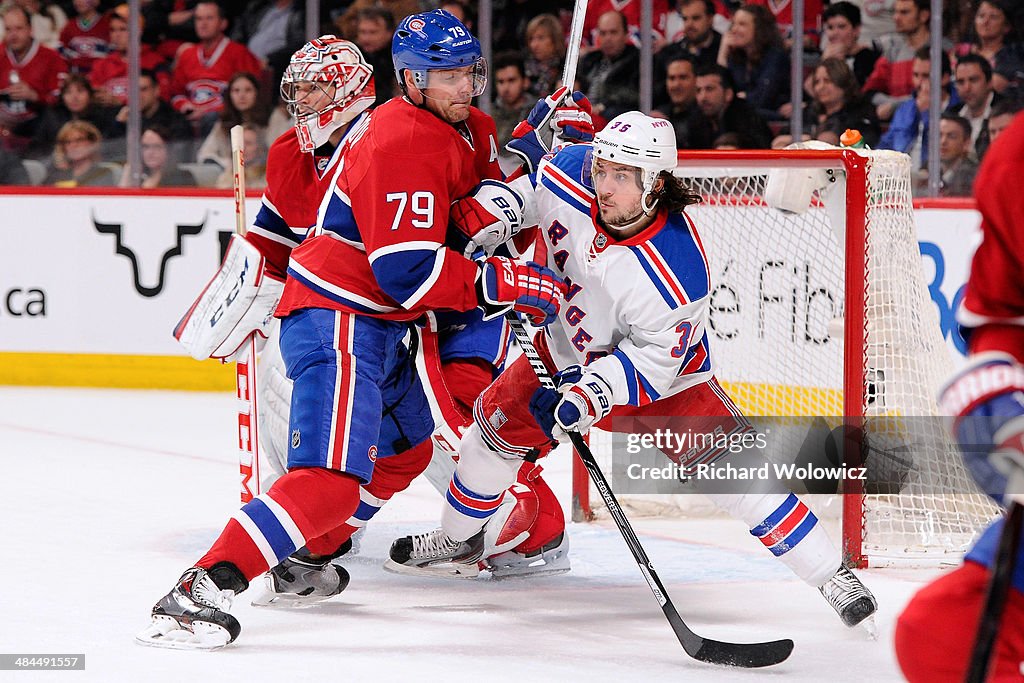 New York Rangers v Montreal Canadiens