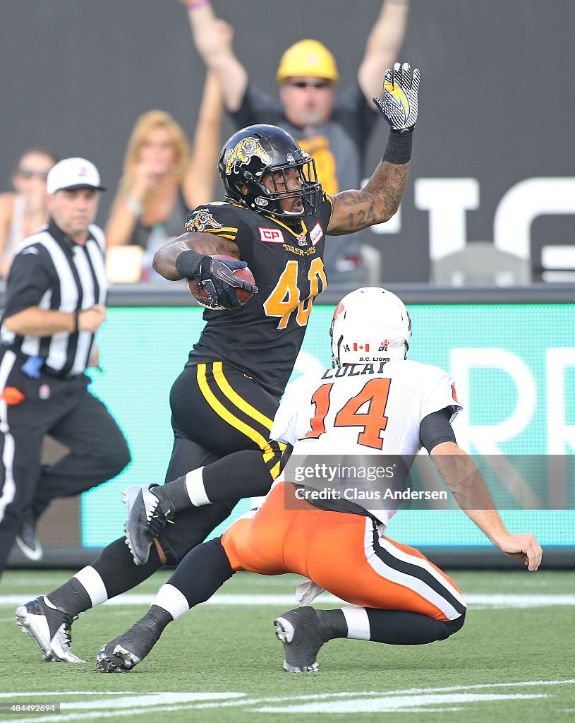 Hamilton Tiger-Cats v BC Lions