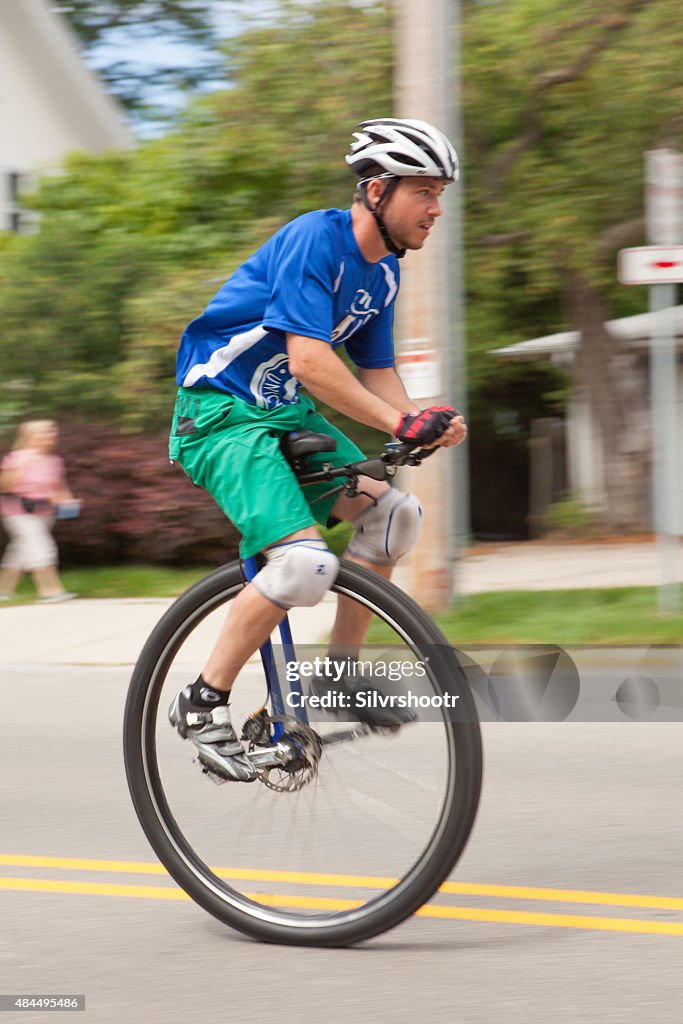 Criterium portion of the Unicycle National Championships