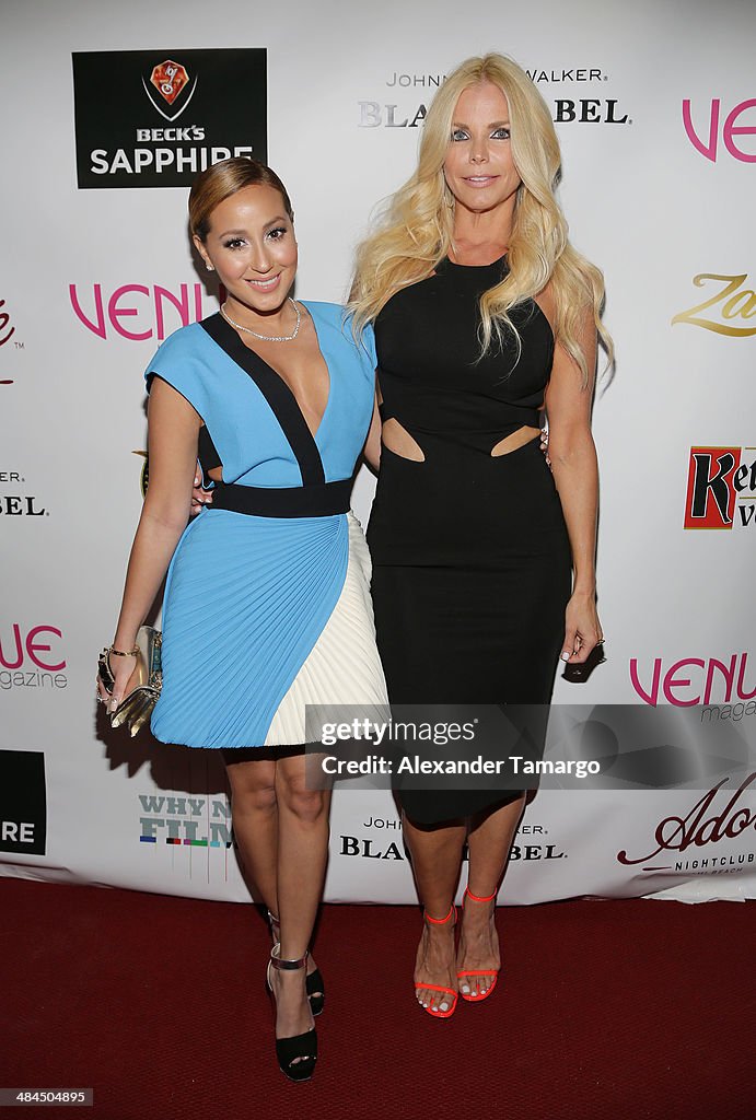 Venue Magazine March/April Cover Party With Cover Girl Adrienne Bailon At Adore Nightclub