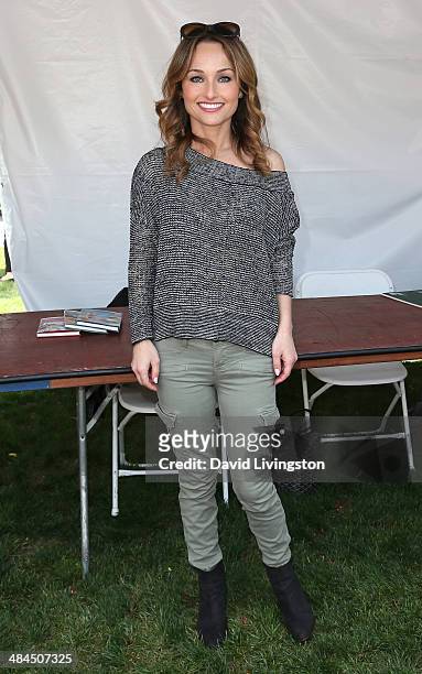 Author/chef Giada De Laurentiis attends the 19th Annual Los Angeles Times Festival of Books - Day 1 at USC on April 12, 2014 in Los Angeles,...