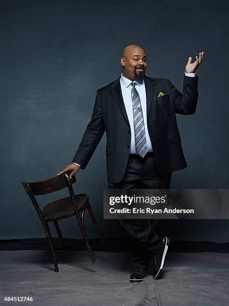 James Monroe Iglehart is photographed for The Hollywood Reporter on May 23, 2014 in New York City.