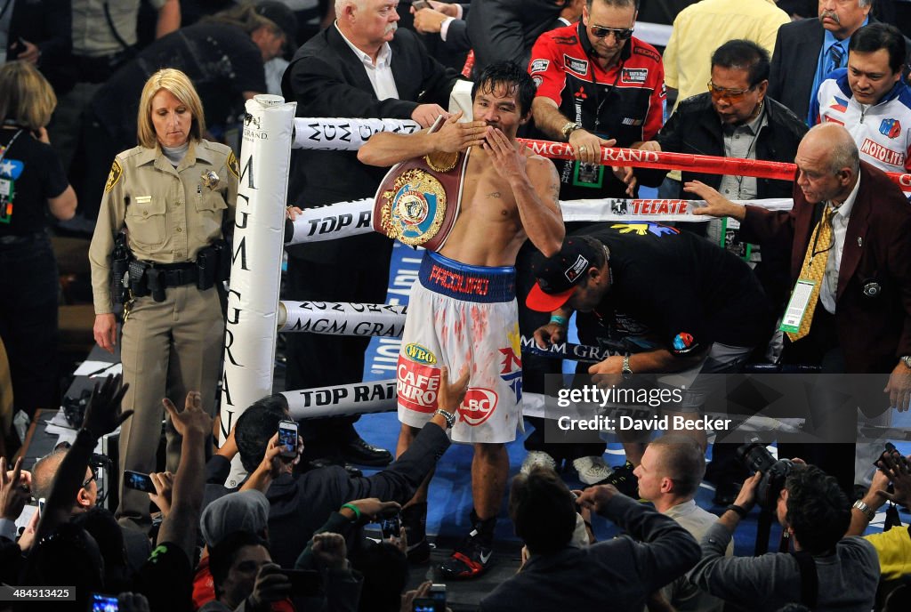 Manny Pacquiao v Timothy Bradley