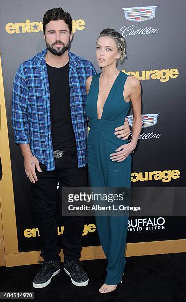 Personality Brody Jenner and Kaitlynn Carter arrive for the Premiere Of Warner Bros. Pictures' "Entourage" held at Regency Village Theatre on June 1,...