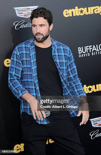 Personality Brody Jenner arrives for the Premiere Of Warner Bros. Pictures' "Entourage" held at Regency Village Theatre on June 1, 2015 in Westwood,...