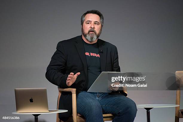 Journalist David Fear attends Meet The Filmmaker: "Z For Zachariah" at Apple Store Soho on August 19, 2015 in New York City.