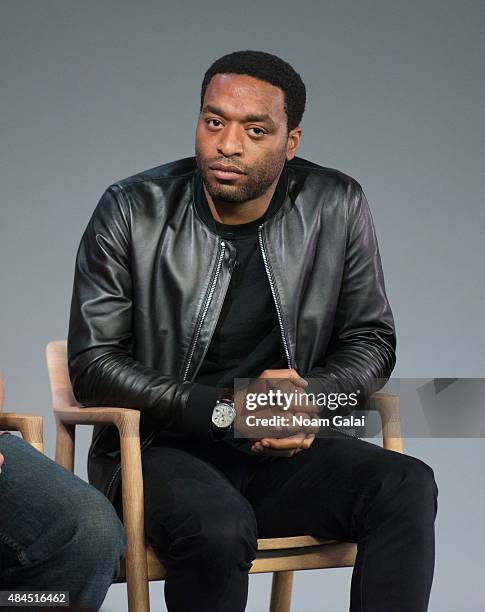 Actor Chiwetel Ejiofor attends Meet The Filmmaker: "Z for Zachariah" at Apple Store Soho on August 19, 2015 in New York City.