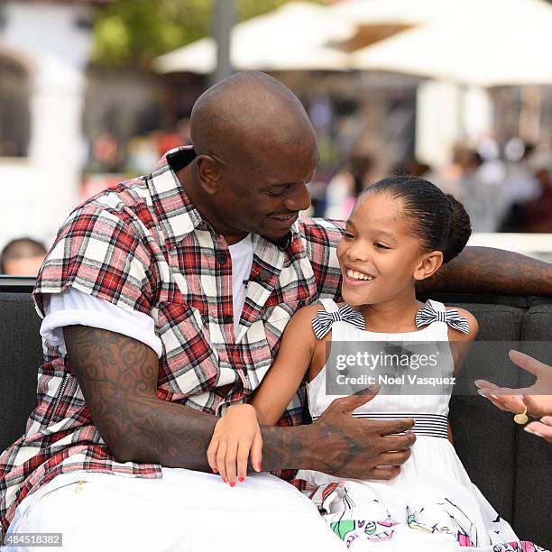 Tyrese Gibson And Daughter Shayla Somer Gibson Photos and Premium High