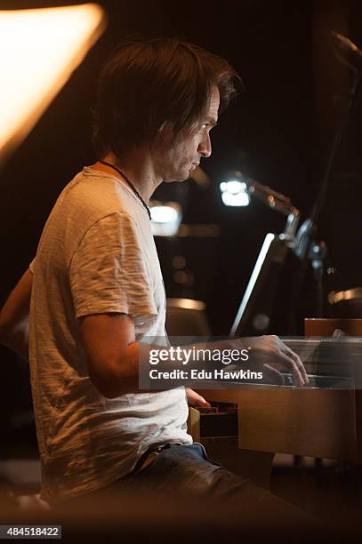 Jonny Greenwood performs the "There Will Be Blood" soundtrack with the London Contemporary Orchestra as part of David Byrne's Meltdown at the Royal...