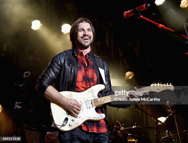 Juanes performs onstage at The Theater at Madison Square Garden on August 19, 2015 in New York City.