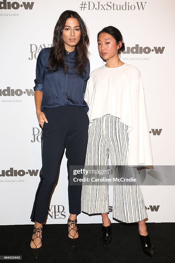 Studio.W Launch At David Jones - Arrivals