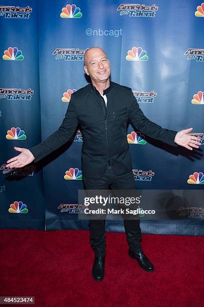 Howie Mandel attends "America's Got Talent" Post Show Red Carpet at Radio City Music Hall on August 19, 2015 in New York City.