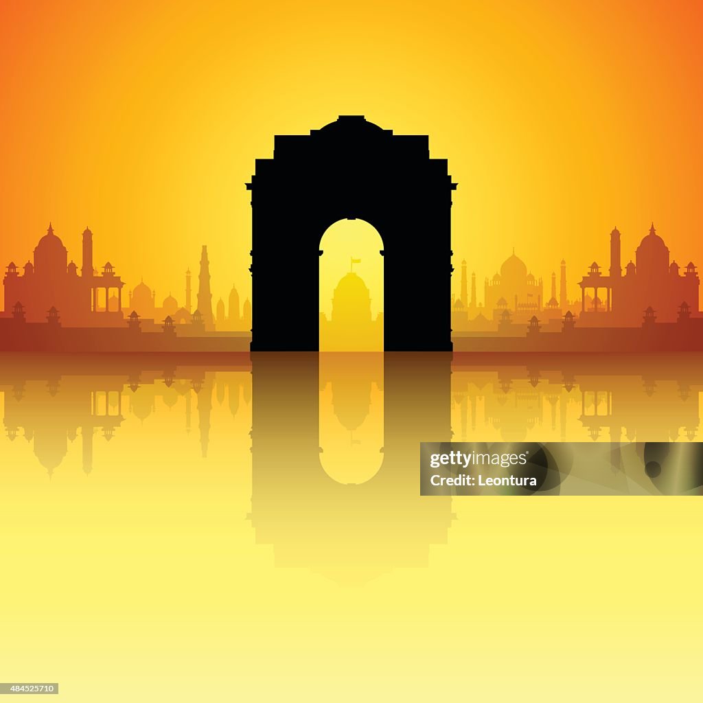 India Gate (Complete, Detailed, Moveable Buildings)