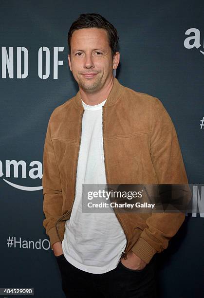 Actor Ross McCall attends the Amazon premiere screening for original drama series "Hand Of God" at The Theatre at Ace Hotel on August 19, 2015 in Los...