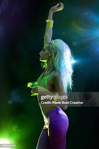 Sexy Woman Dancing In A Night Club, Foto de stock