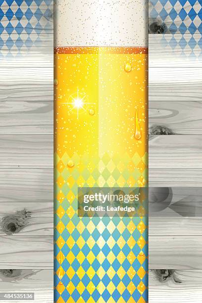 Beer Fest Backgroundbavarian Flag And Board And Beer High-Res Vector Graphic