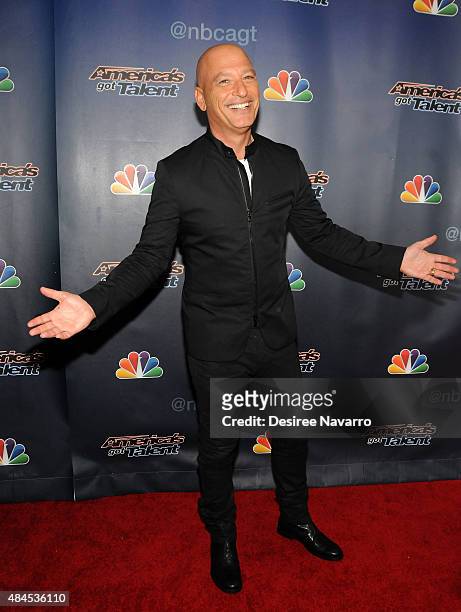 Howie Mandel attends 'America's Got Talent' post-show red carpet event at Radio City Music Hall on August 19, 2015 in New York City.