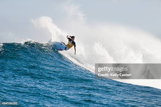 Jordy Smith of South Africa placed equal 5th in the Drug Aware Margaret River Pro, being defeated by Bede Durbidge of Australia in the Quarterfinals...