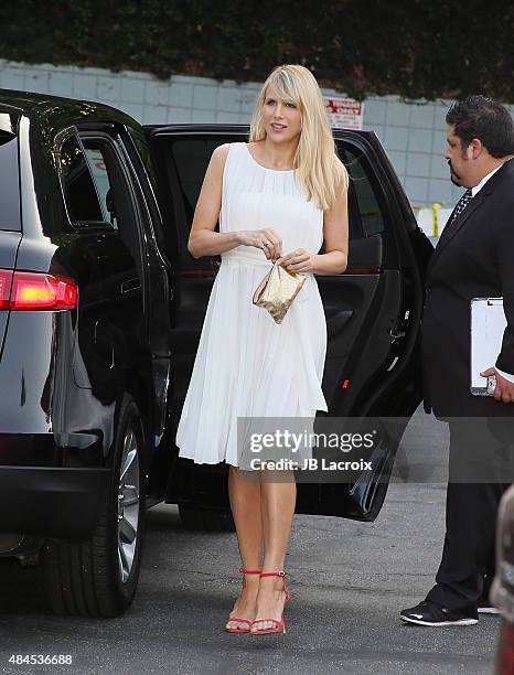 Lucy Punch is seen on August 19, 2015 in Los Angeles, California.