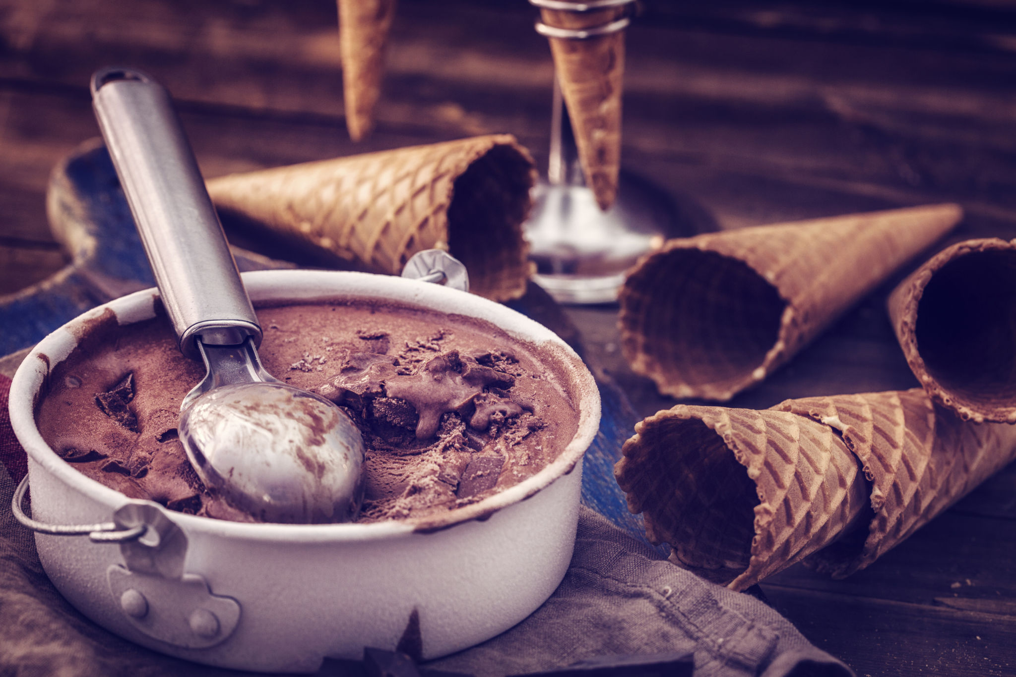 homemade ice cream