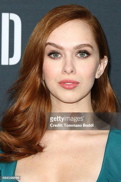 Actress Elizabeth McLaughlin attends the premiere of Amazon's series "Hand Of God" held at the Ace Theater Downtown LA on August 19, 2015 in Los...