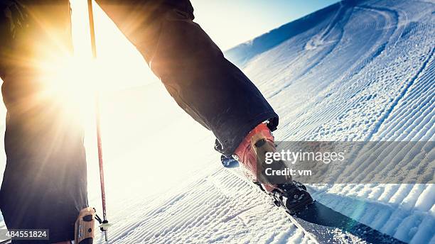 alpine skiing - ski pole stock pictures, royalty-free photos & images