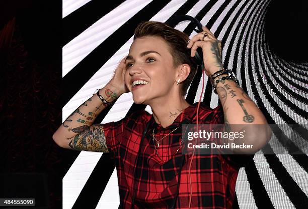 Ruby Roses Band 37 Ruby Rose Spins Dj Set At Surrender Nightclub In Encore At Wynn Las ...