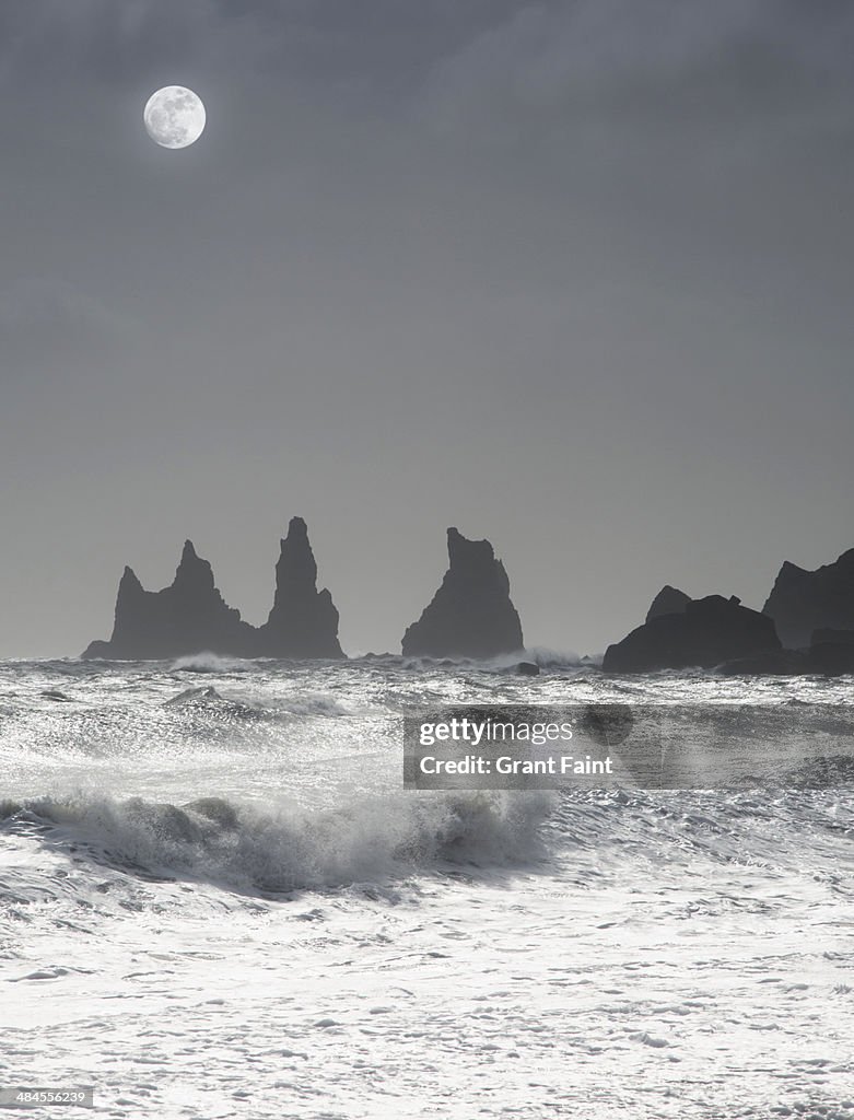 Rock formations near sea