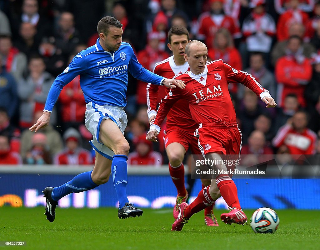 St Johnstone v Aberdeen - The William Hill Scottish Cup Semi Final