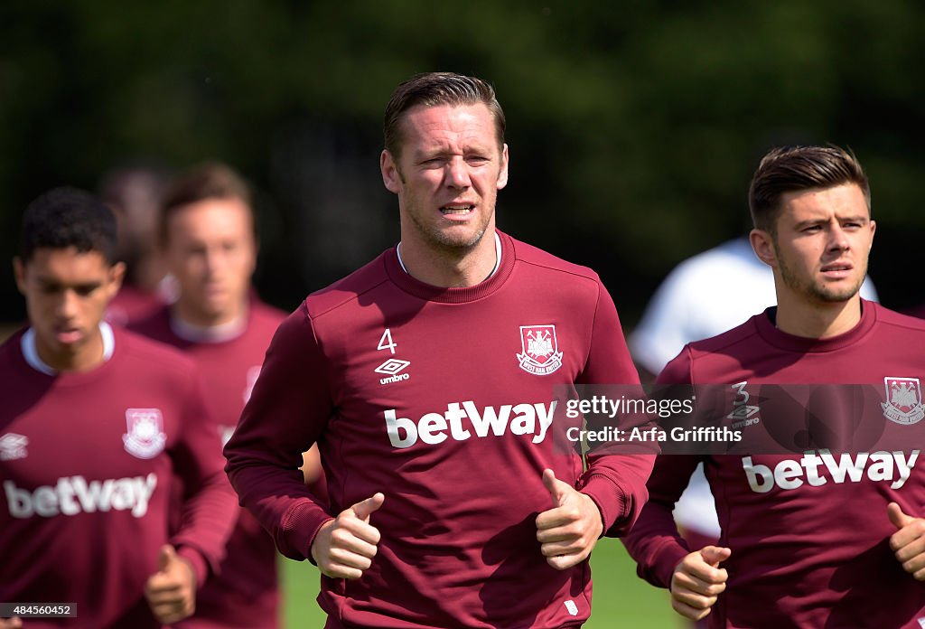 West Ham United Training and Press Conference