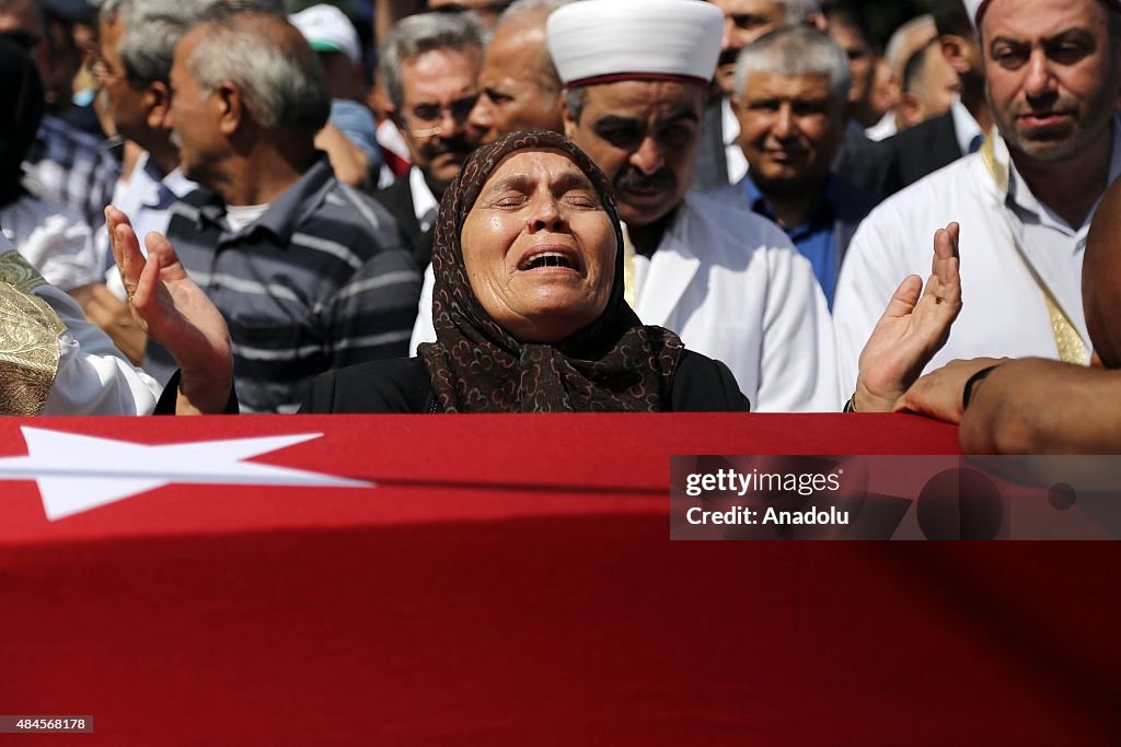 Funeral held for Turkish soldier martyred in roadside bomb attack
