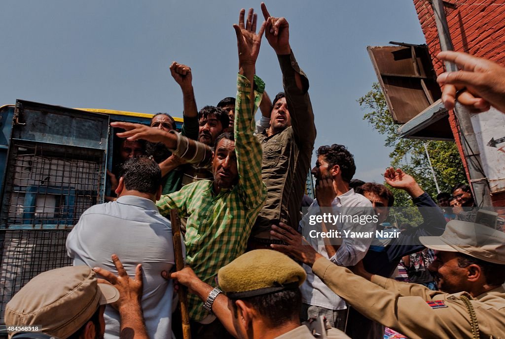 Government Employees Protest In Kashmir