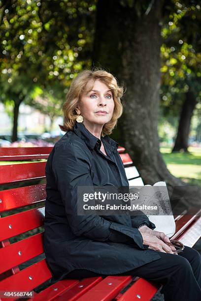 Actress Senta Berger is photographed for Self Assignment on August 7, 2015 in Locarno, Switzerland.