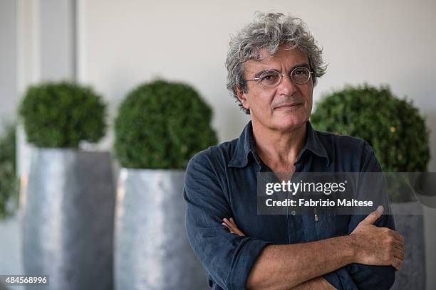 Director Mario Martone is photographed for Self Assignment on August 7, 2015 in Locarno, Switzerland.