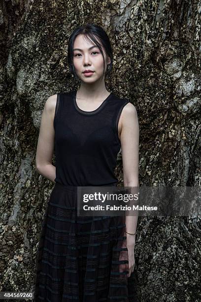 Actress Kim Minhee is photographed for Self Assignment on August 7, 2015 in Locarno, Switzerland.