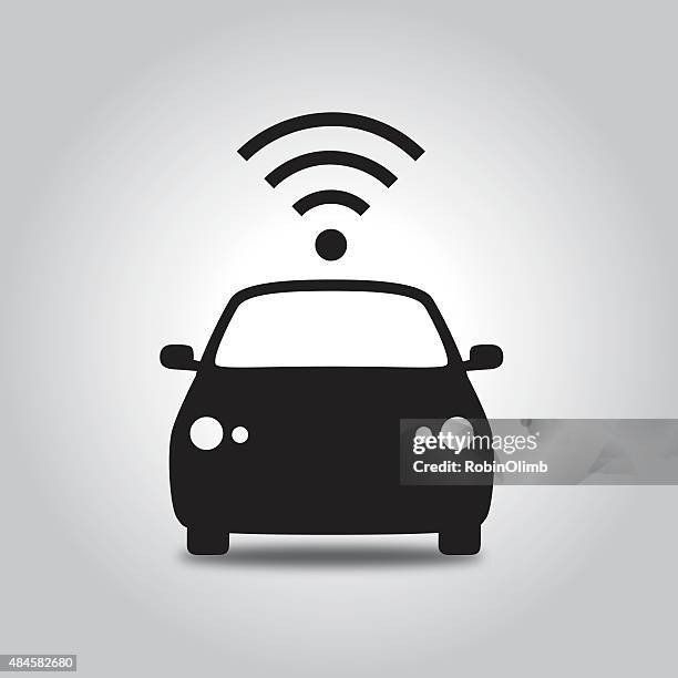wireless car - remote control isolated stock illustrations