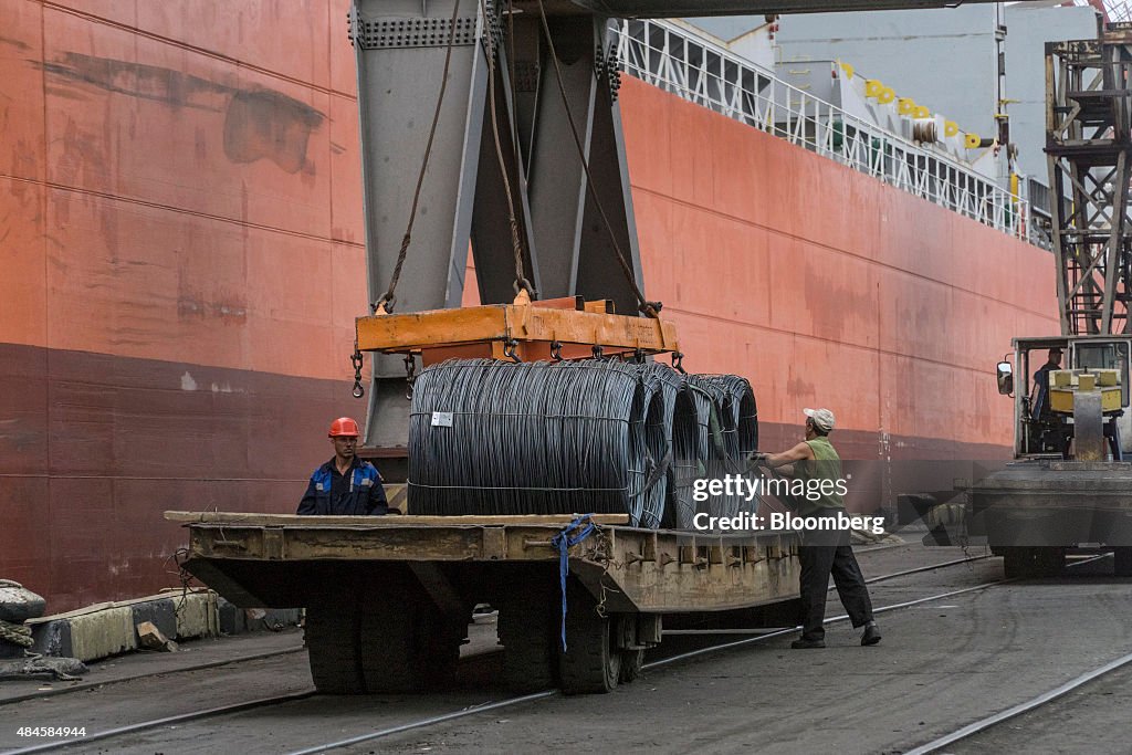 Shipping Operations At Ukraine's Odessa Commercial Sea Port GP