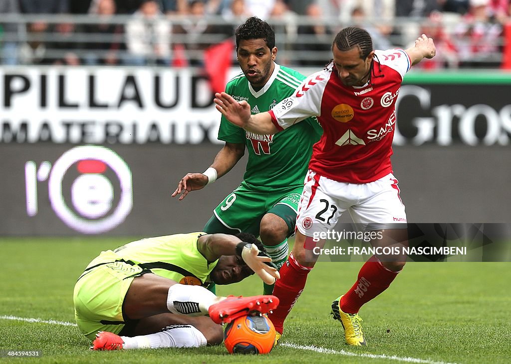 FBL-FRA-LIGUE1-REIMS-SAINT ETIENNE