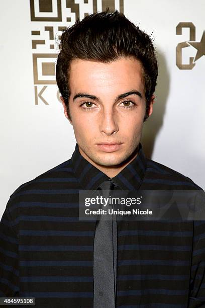 Noland Ammon attends the Kode Magazine 7th Issue Party at Hotel Figueroa on August 19, 2015 in Los Angeles, California.