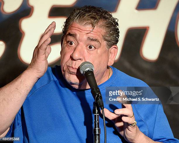 Comedian Joey Diaz performs during his appearance at The Ice House Comedy Club on August 19, 2015 in Pasadena, California.