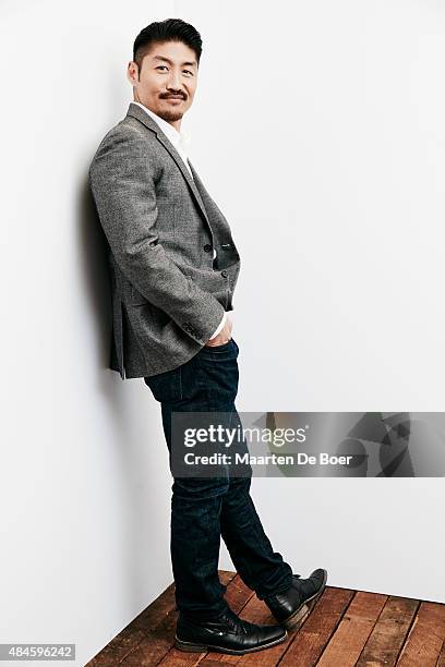 Actor Brian Tee of NBC's 'Chicago Med' poses in the Getty Images Portrait Studio powered by Samsung Galaxy at the 2015 Summer TCA's at The Beverly...