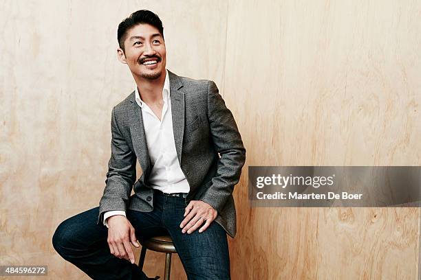 Actor Brian Tee of NBC's 'Chicago Med' poses in the Getty Images Portrait Studio powered by Samsung Galaxy at the 2015 Summer TCA's at The Beverly...