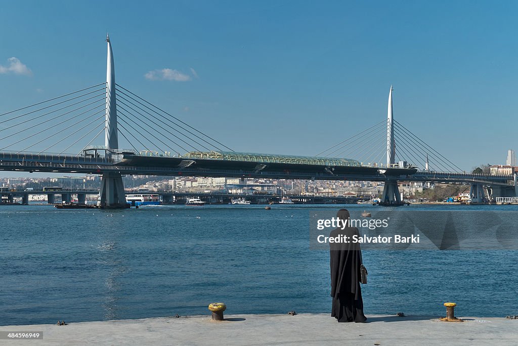 Black Veiled woman